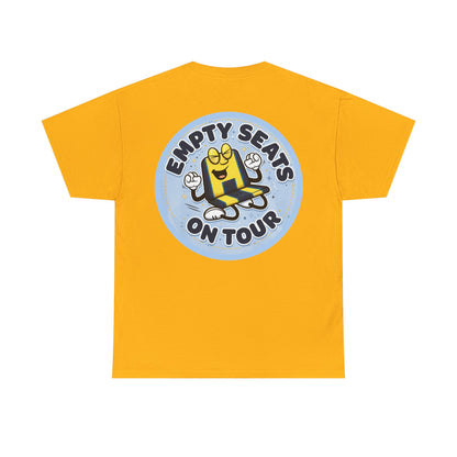 Manchester City T‑Shirt — "Empty Seats On Tour" Cartoon Seat Graphic Tee
