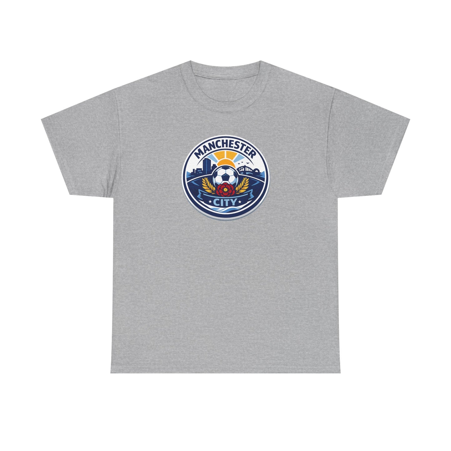 Manchester City Crest T-Shirt — Soccer Fan Tee