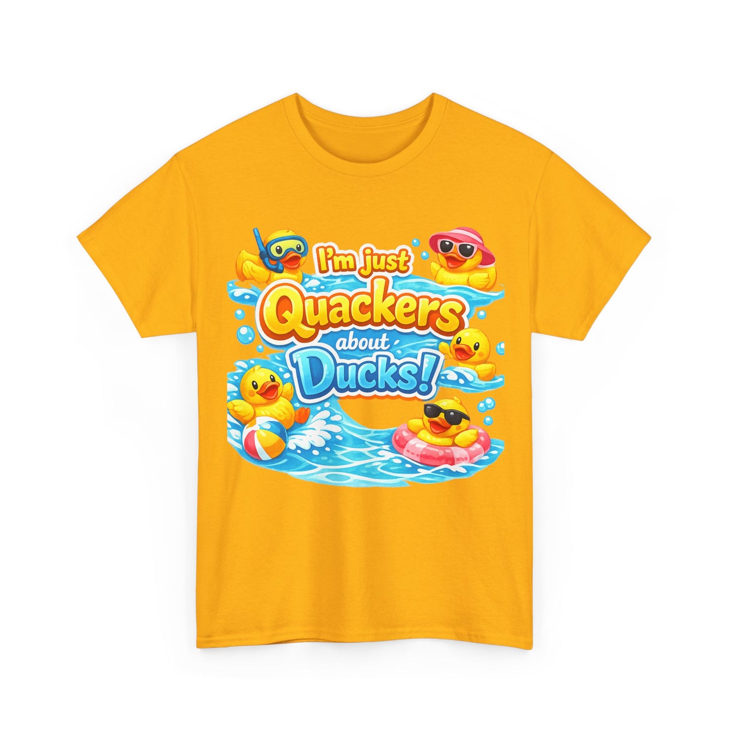 I'm Just Quackers About Ducks! Cute Rubber Duck Pool Tee