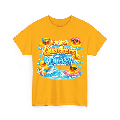 I'm Just Quackers About Ducks! Cute Rubber Duck Pool Tee