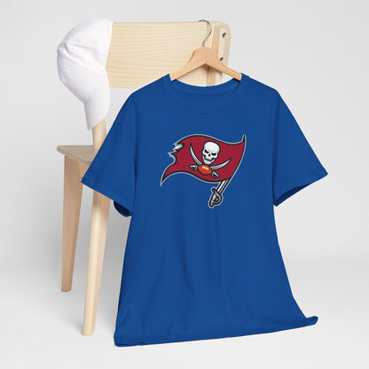 Tampa Bay Buccaneers Flag T-Shirt — Football Pirate Logo Tee