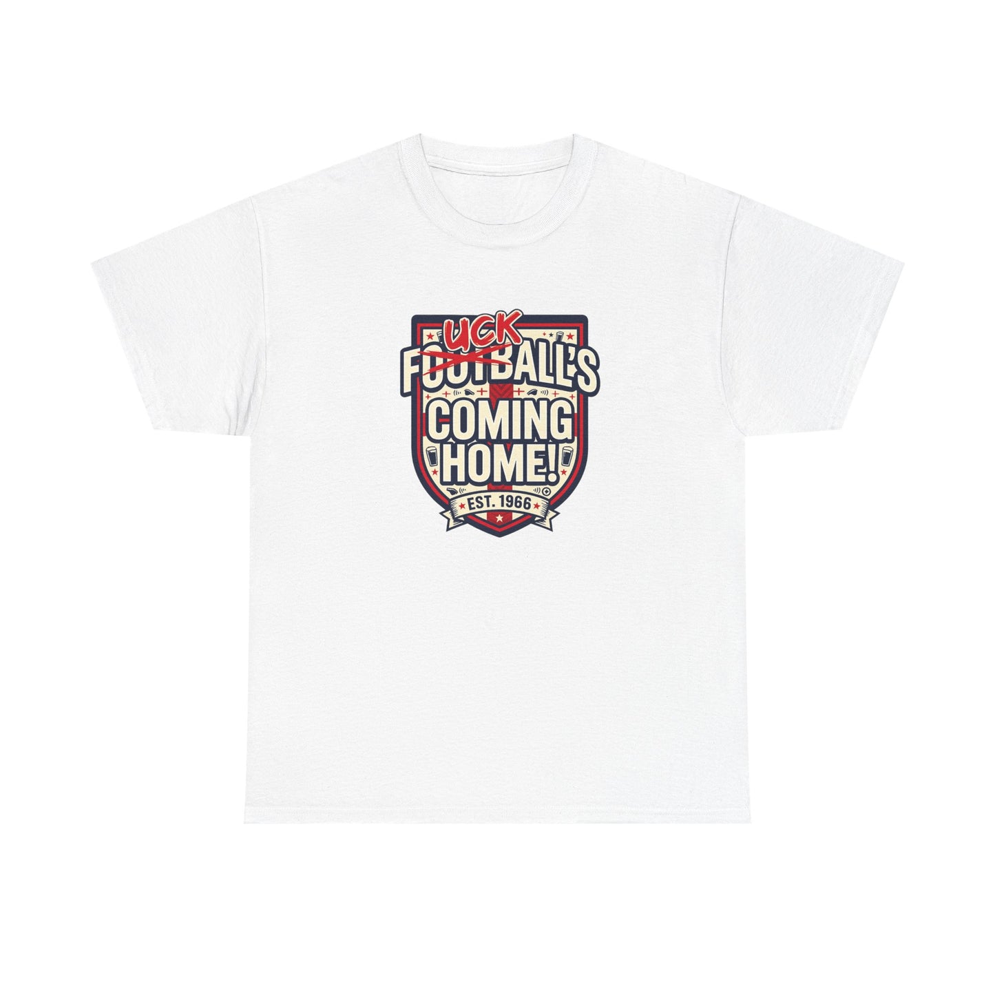 Provocative 'F*ck All's Football's Coming Home' Graphic Tee