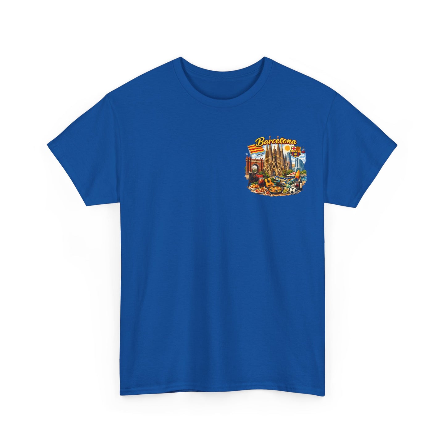 Barcelona Souvenir T‑Shirt — Vintage City Collage Tee
