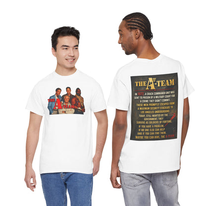 A-Team Graphic Tee — Retro TV Series Logo & Character Poster T-Shirt
