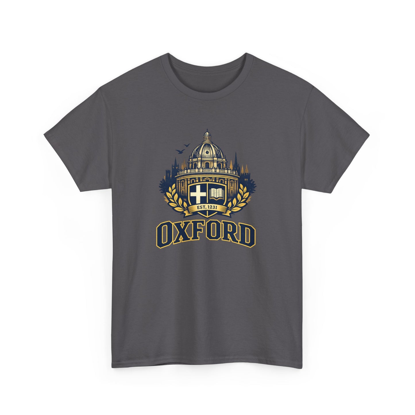 Oxford Crest T-Shirt — Vintage University Graphic Tee