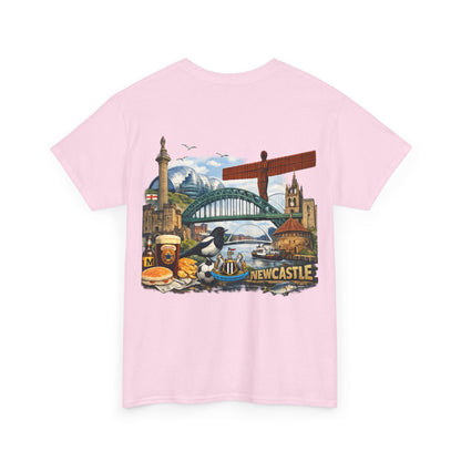 Newcastle Upon Tyne Landmark Tee — Vintage Cityscape T-Shirt