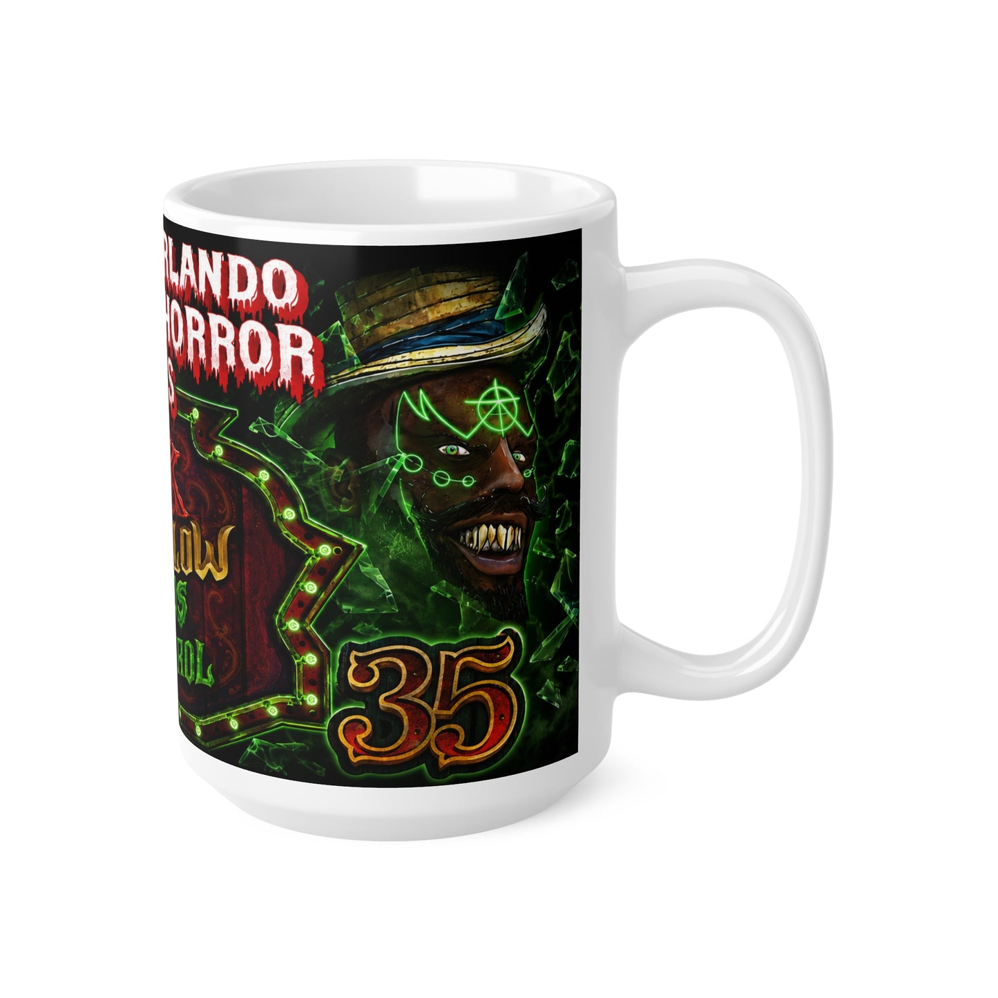 Universal Orlando Halloween Horror Nights Jack Oddfellow Chaos Control Mug