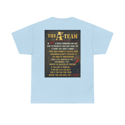 A-Team Graphic Tee — Retro TV Series Logo & Character Poster T-Shirt