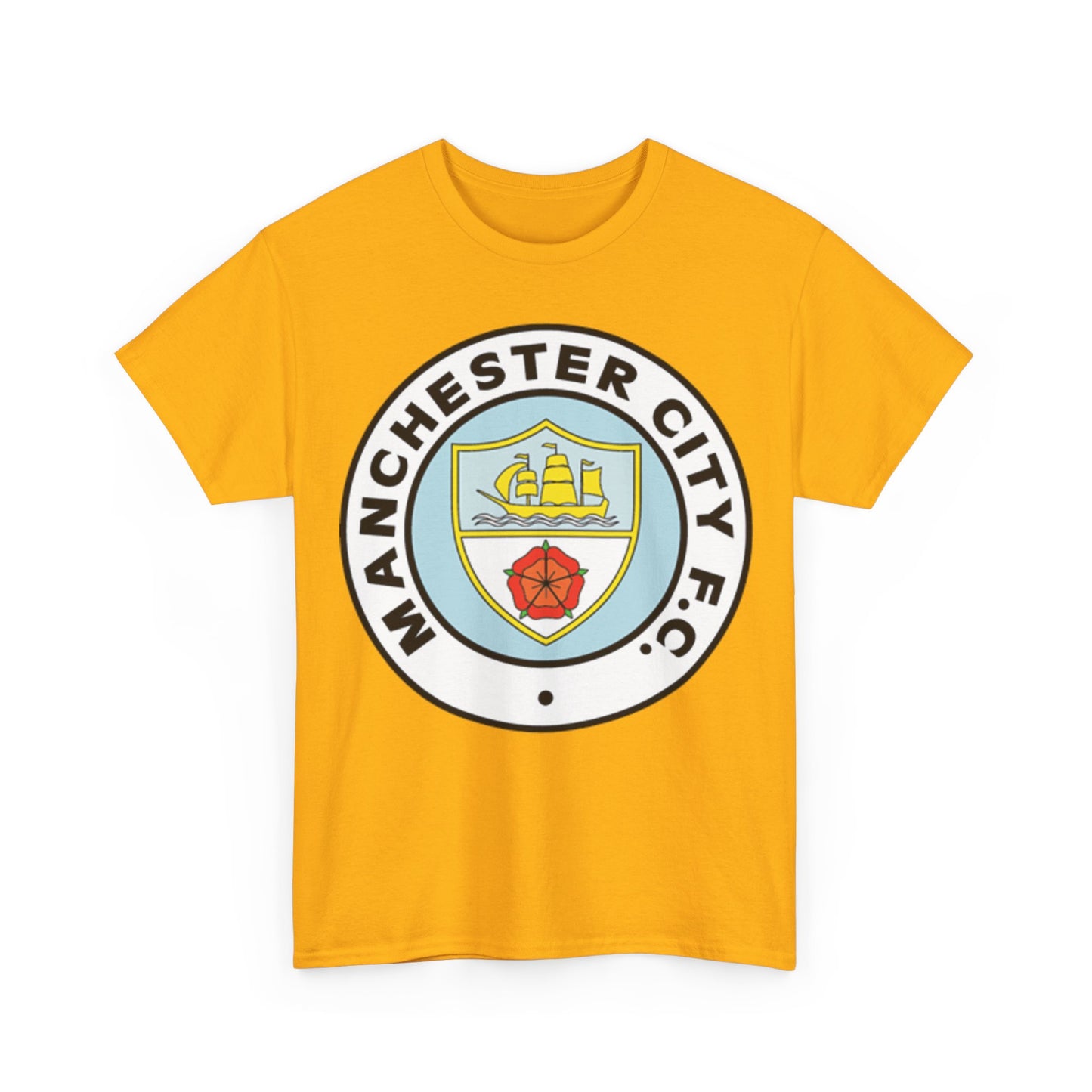Manchester City F.C. Retro Crest T-Shirt – Retro Football Fan Tee