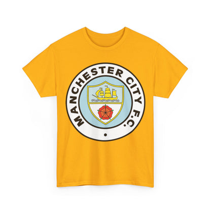Manchester City F.C. Retro Crest T-Shirt – Retro Football Fan Tee