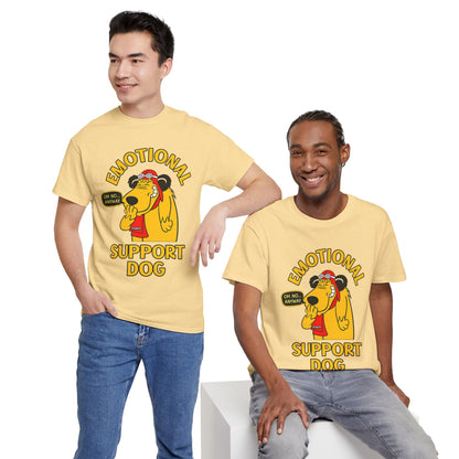 Emotional Support Dog T-Shirt — Cute Cartoon Comfort Pup Tee