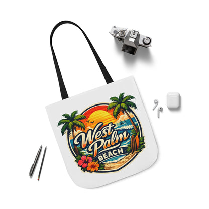 West Palm Beach Vintage Sunset Tote