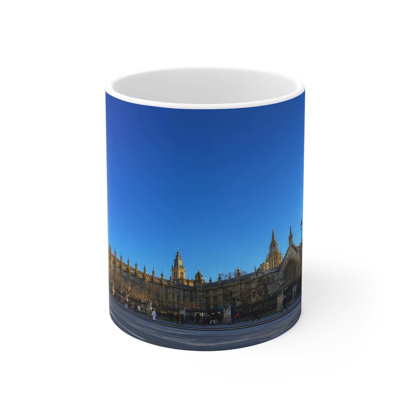 Big Ben London Skyline Ceramic Mug — 11oz & 15oz Souvenir Coffee Cup