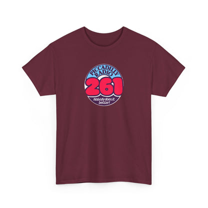 Piccadilly Radio '261' Logo T‑Shirt — Vintage Unofficial Radio Station Graphic Tee