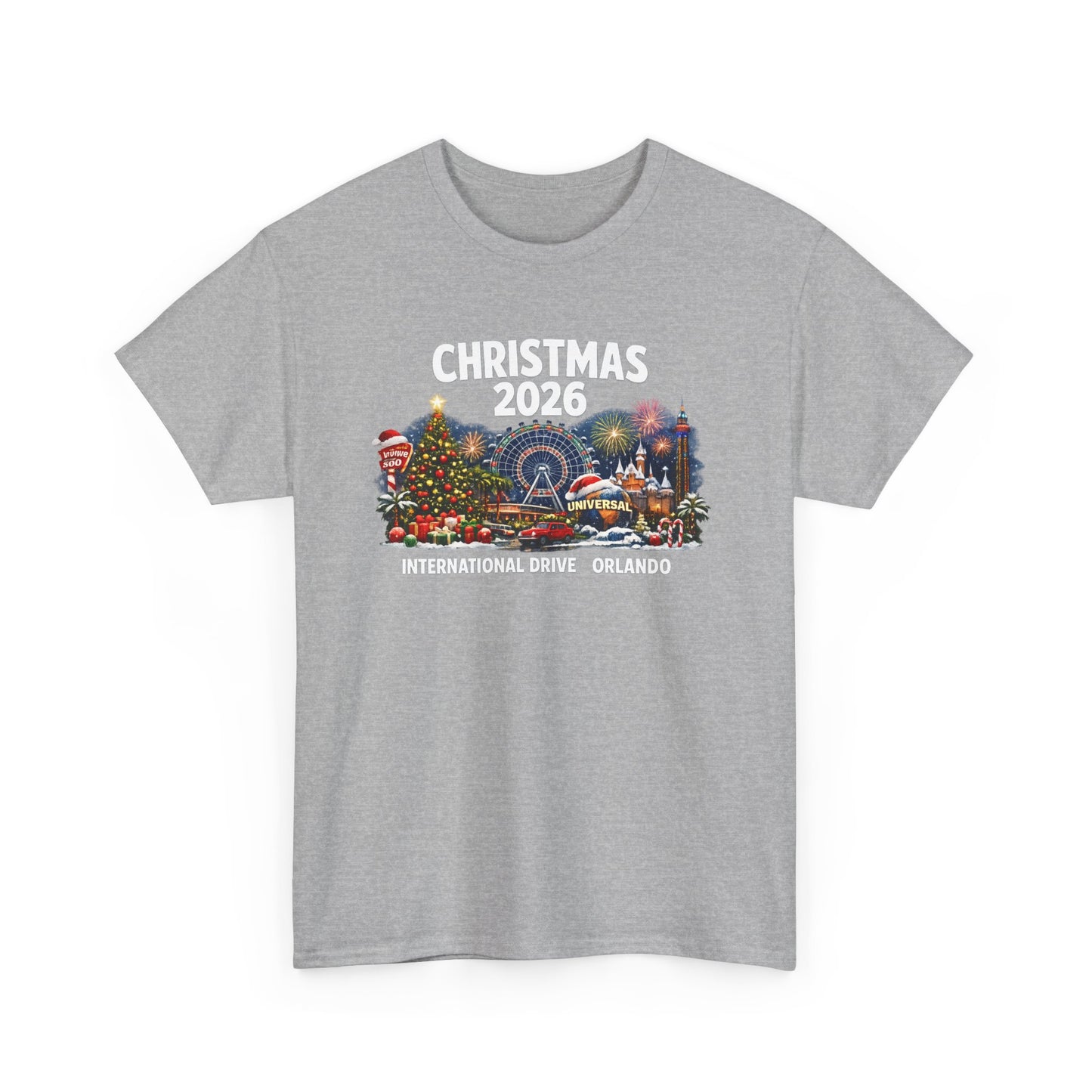 Christmas 2026 Orlando T-Shirt — International Drive Holiday Souvenir