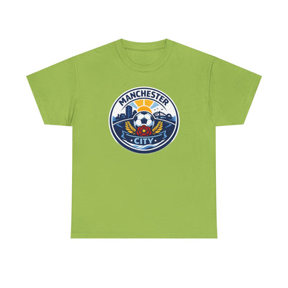 Manchester City Unofficial Soccer Logo T-Shirt — Football Fan Tee