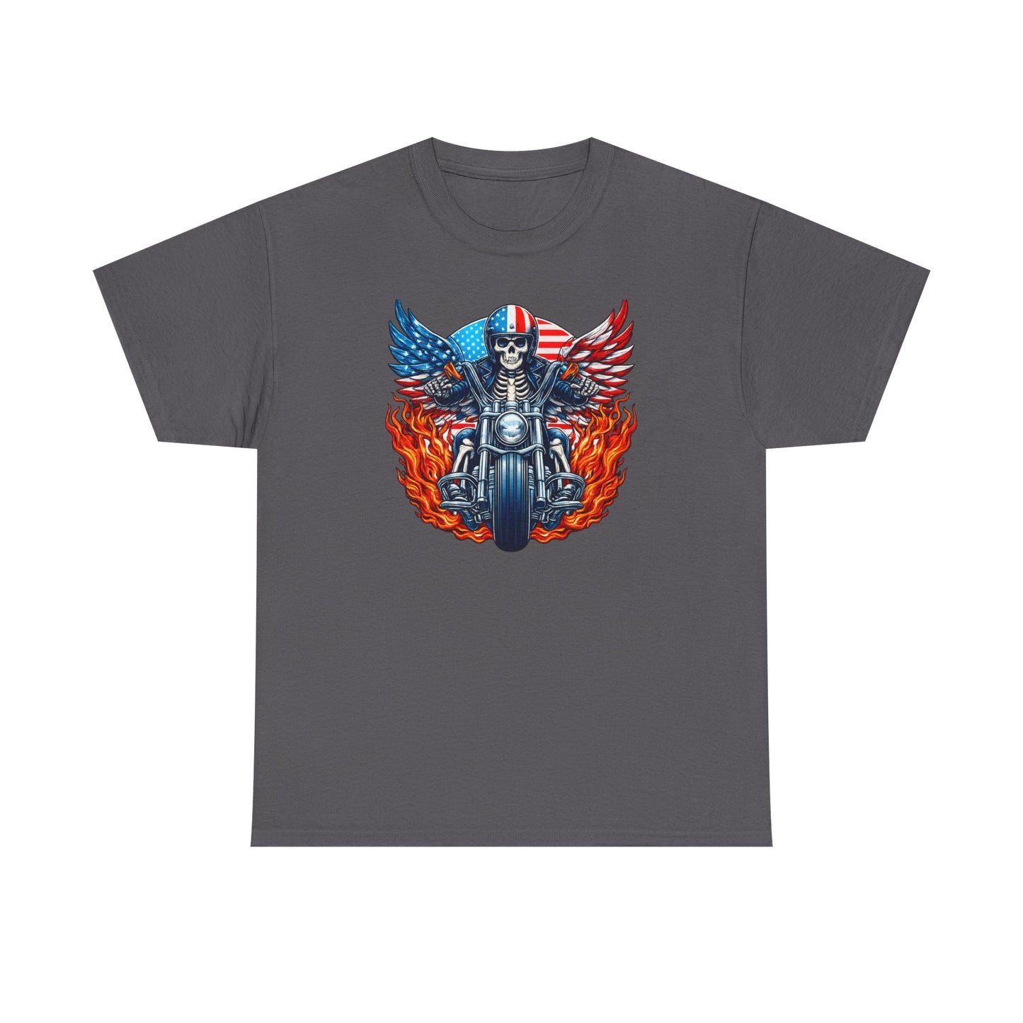 Biker Skull Motorcycle Tee — Sons of Tradition Archangels Chapter Graphic Shirt
