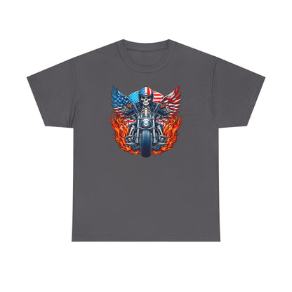 Biker Skull Motorcycle Tee — Sons of Tradition Archangels Chapter Graphic Shirt