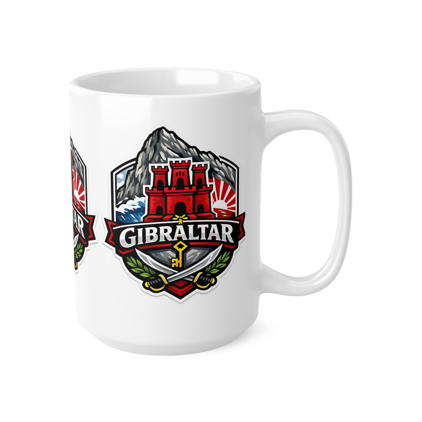Gibraltar Ceramic Coffee Cups, 11oz, 15oz