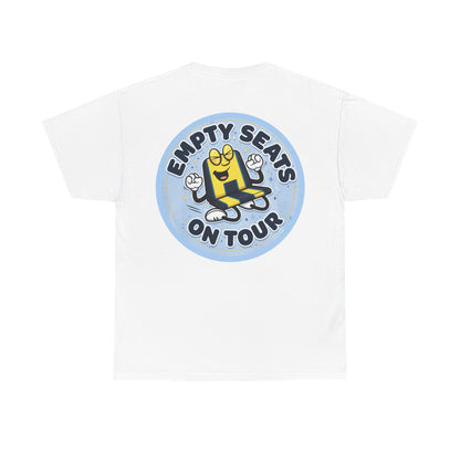 Manchester City T‑Shirt — "Empty Seats On Tour" Cartoon Seat Graphic Tee