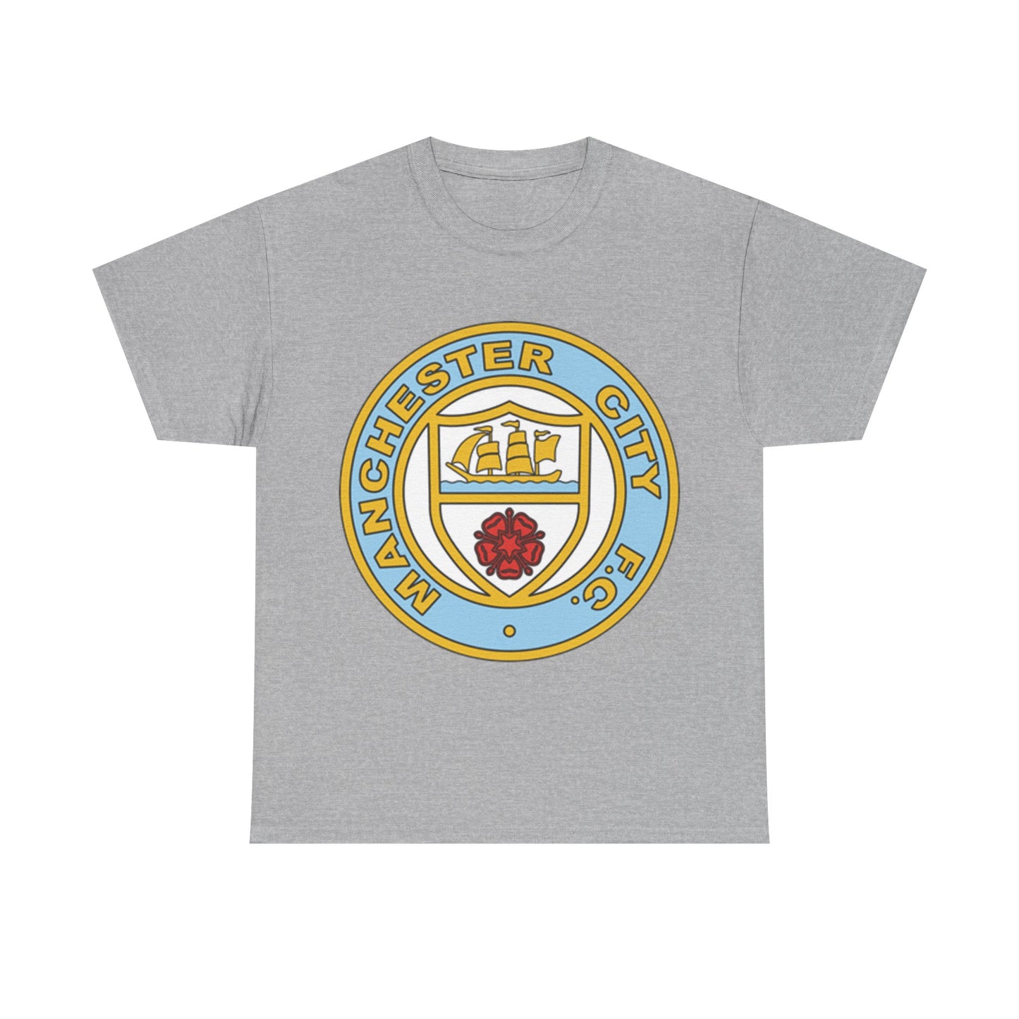 Manchester City FC Retro Crest T-Shirt – Retro Football Fan Tee