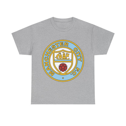 Manchester City FC Retro Crest T-Shirt – Retro Football Fan Tee