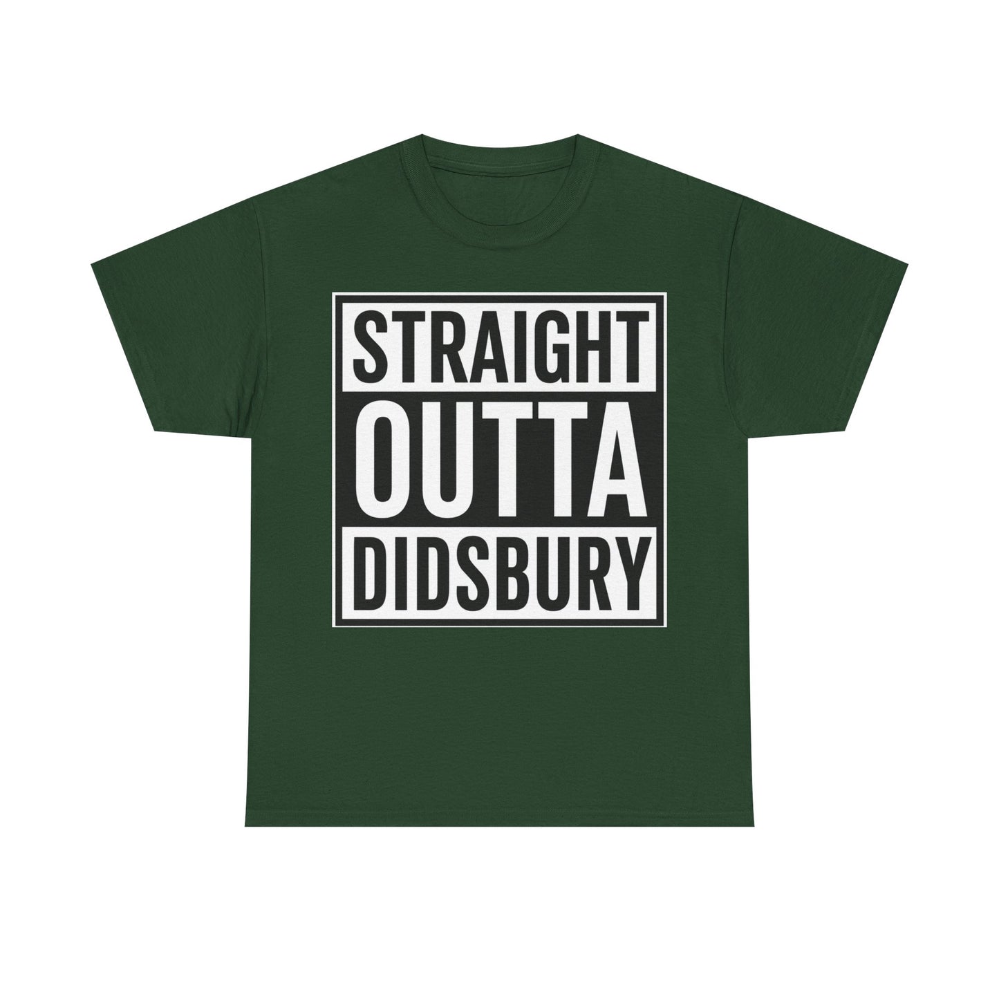 Straight Outta Didsbury T‑Shirt — Graphic City Pride Tee