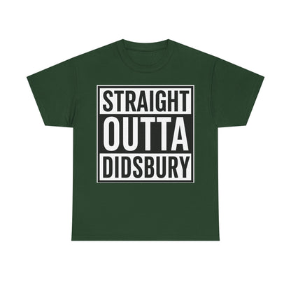 Straight Outta Didsbury T‑Shirt — Graphic City Pride Tee