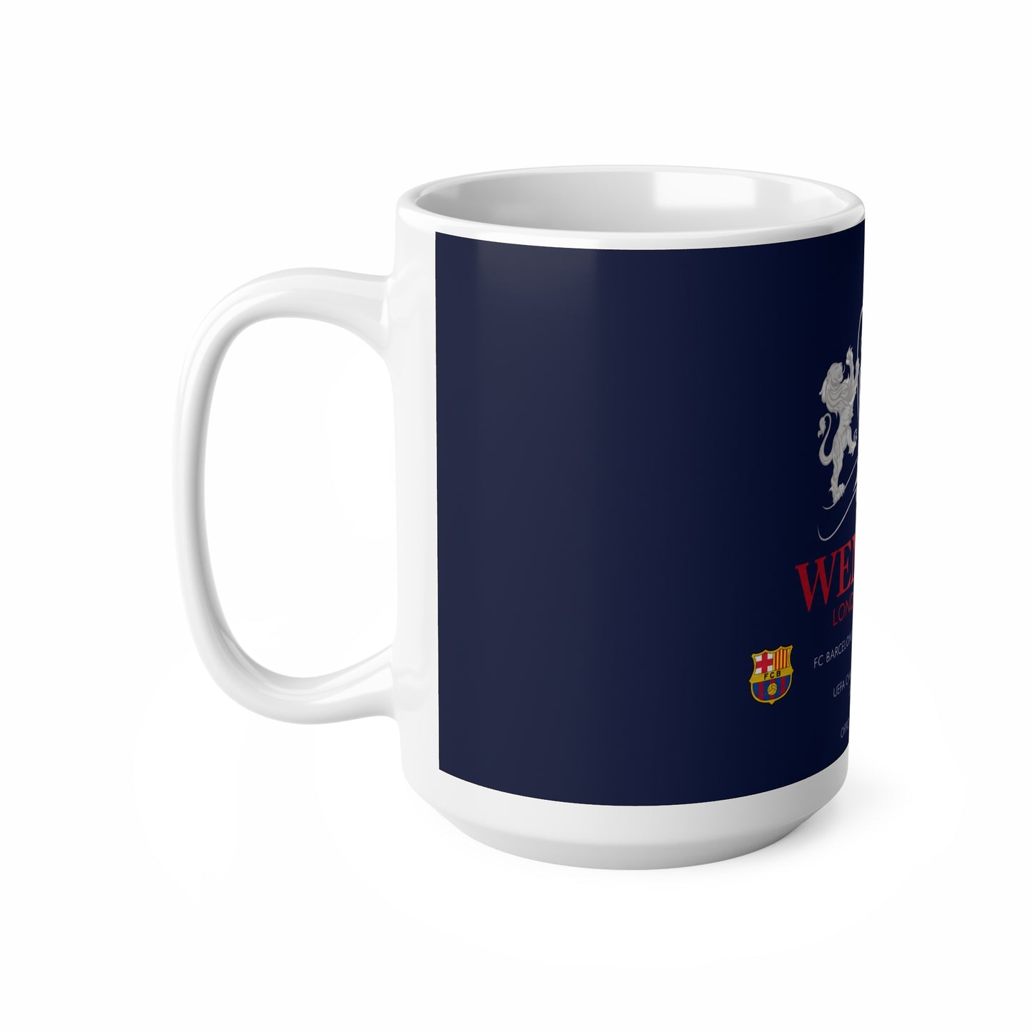 2011 Champions League Final Programme Cover Inspired Coffee Mug — Ceramic Cup (11oz/15oz)
