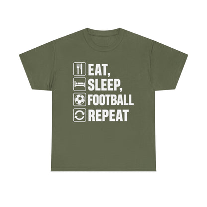 Football Eat Sleep Repeat T-Shirt