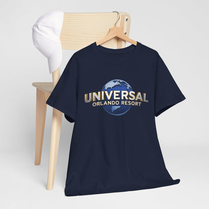 Universal Orlando Resort T‑Shirt — Retro Globe Logo Souvenir Tee
