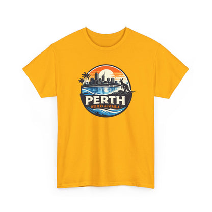 Perth Sunset Graphic Tee — Western Australia Beach Skyline T-Shirt