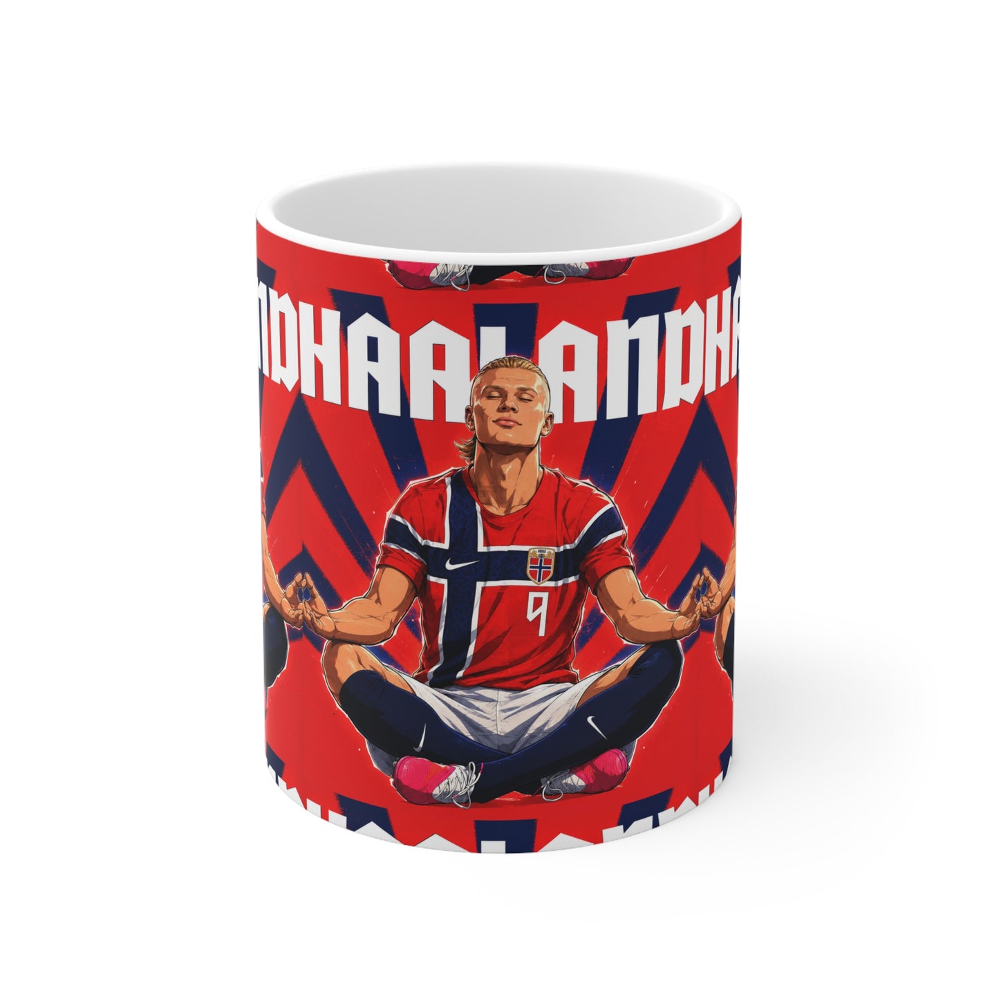 Erling Haaland Norway Player — Ceramic Coffee Cup (11oz & 15oz)