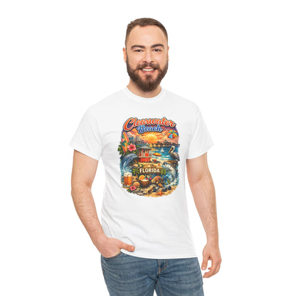 Clearwater Beach Florida Vintage Vacation T-Shirt