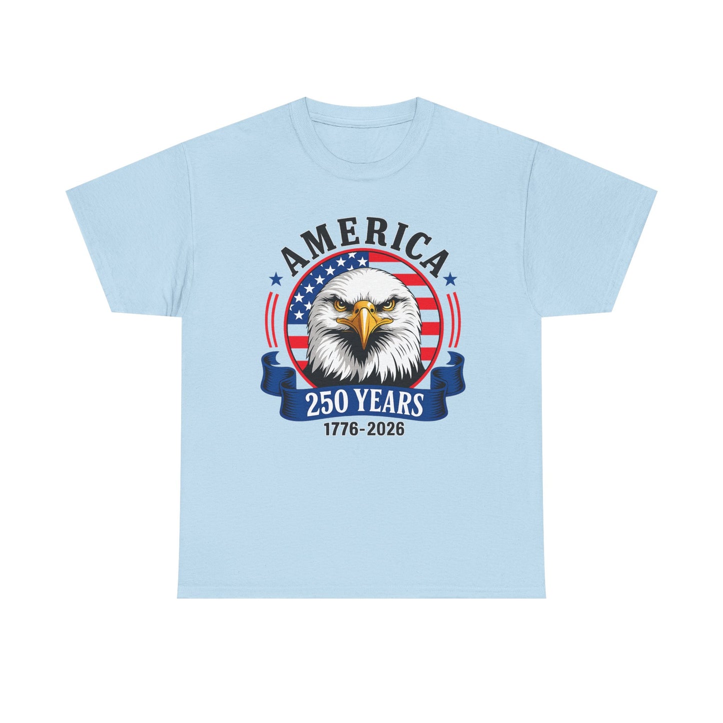 America 250 Years T-Shirt – Bald Eagle 1776–2026 Patriotic Tee