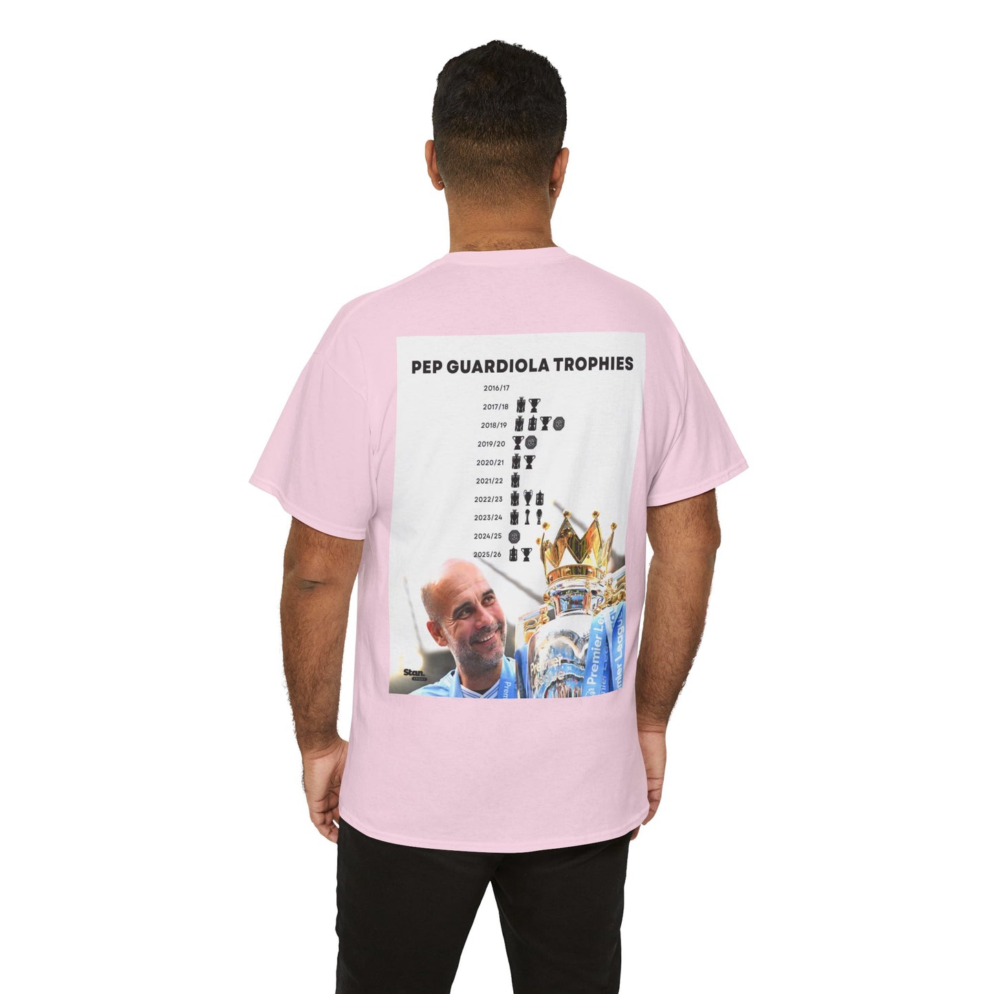 Pep Guardiola Trophies Graphic Tee