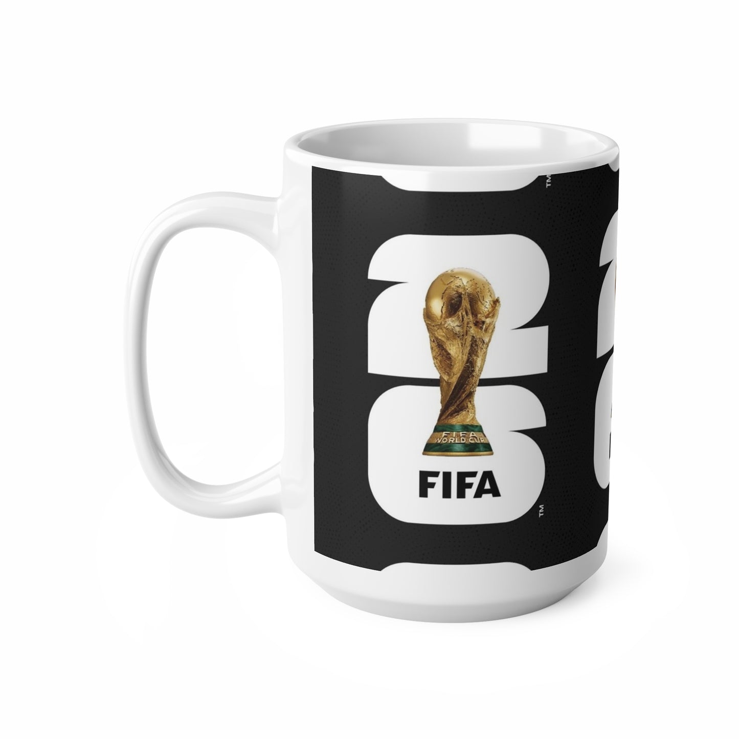 FIFA World Cup 2026 Trophy Coffee Mug — Soccer Fan Ceramic Cup (11oz & 15oz)