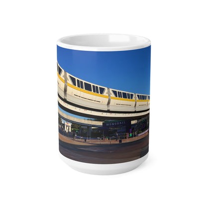 Magic Kingdom Monorail Scenic Ceramic Coffee Mug — 11oz & 15oz