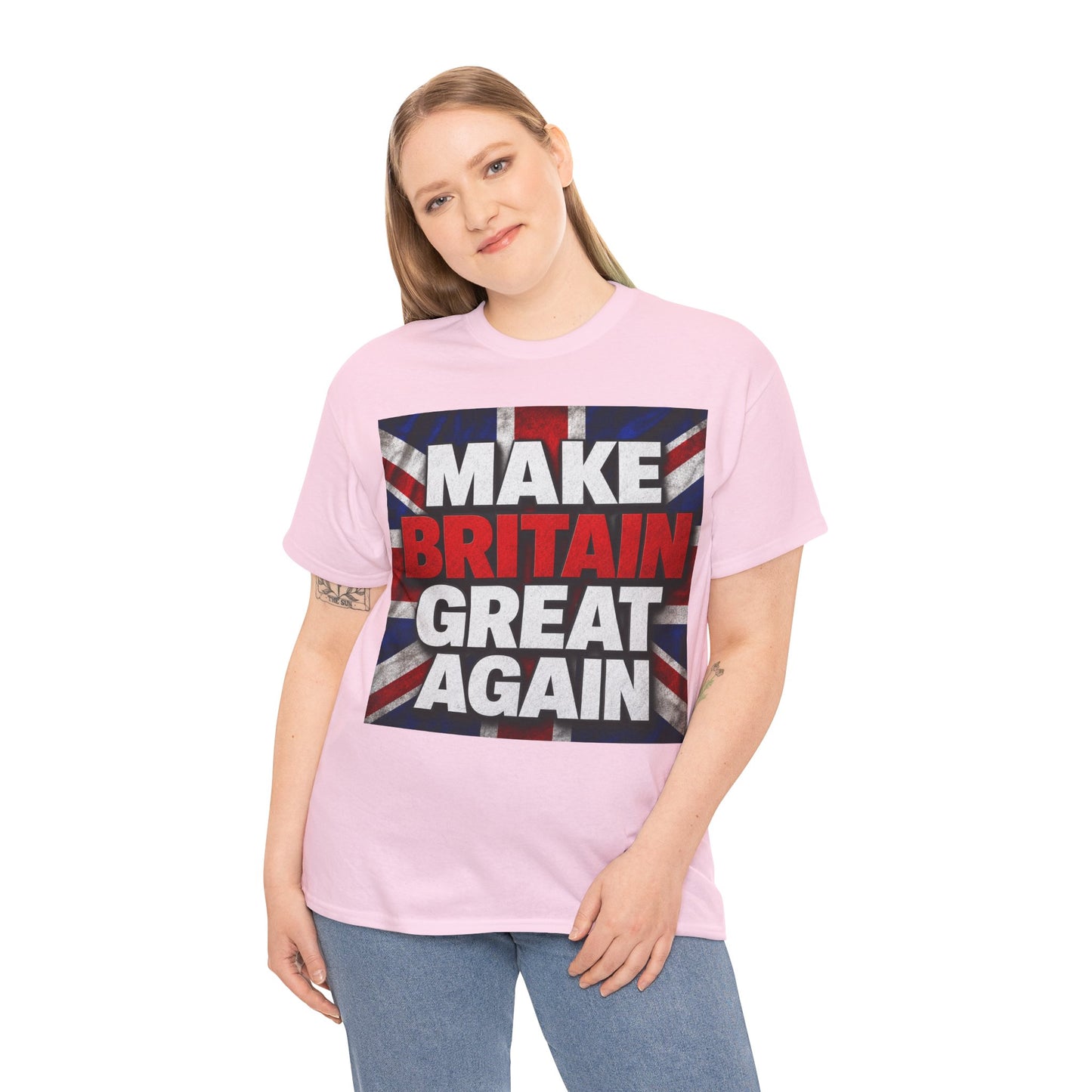 Make Britain Great Again T-Shirt — Union Jack Political Statement Tee