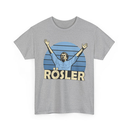 Retro 'Rösler' Graphic Tee - Vintage Soccer Fan Shirt