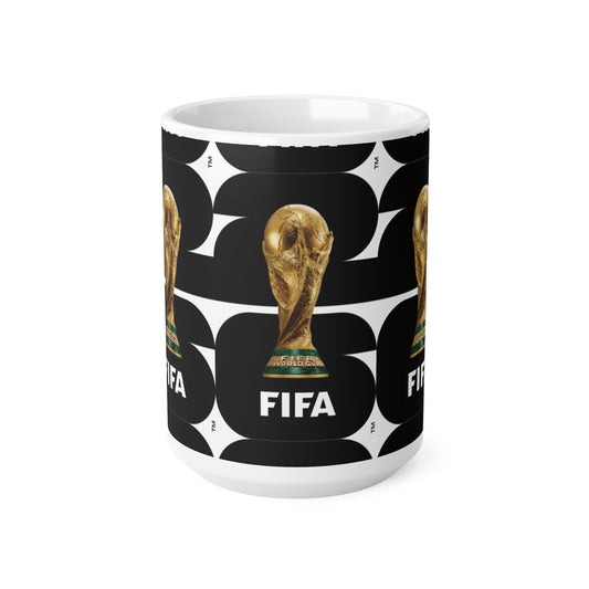 FIFA World Cup 2026 Logo Ceramic Mug — Soccer Fan Coffee Cup (11oz & 15oz)