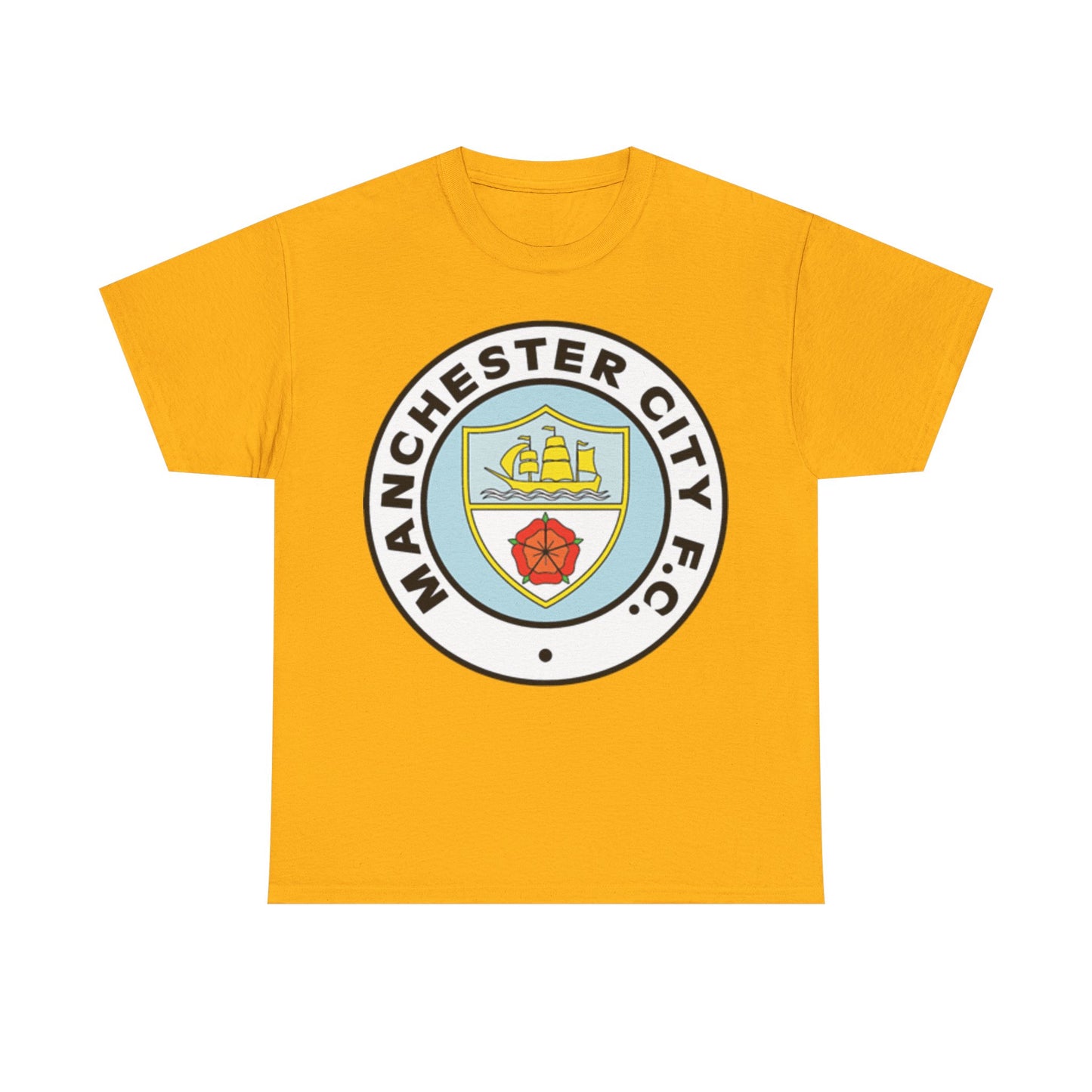 Manchester City F.C. Retro Crest T-Shirt – Retro Football Fan Tee