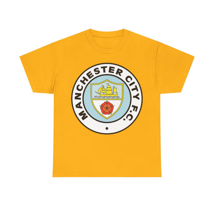 Manchester City F.C. Retro Crest T-Shirt – Retro Football Fan Tee