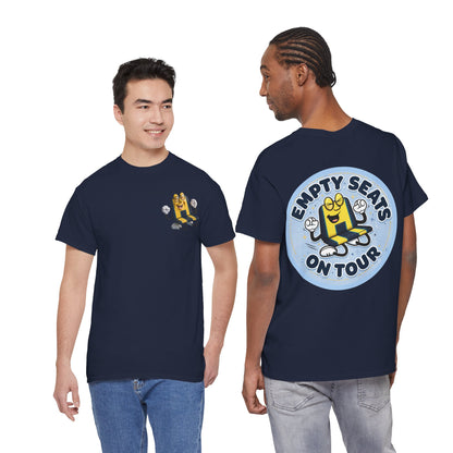 Manchester City T‑Shirt — "Empty Seats On Tour" Cartoon Seat Graphic Tee
