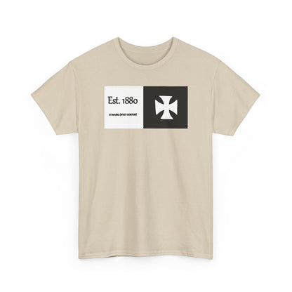 ST Mark's West Gorton (Manchester City) Est. 1880 Cross Logo T-Shirt