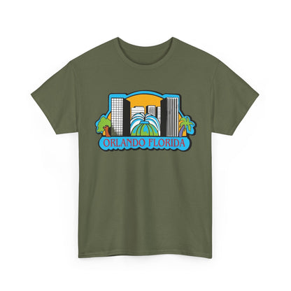 Orlando Florida Retro Skyline T-Shirt