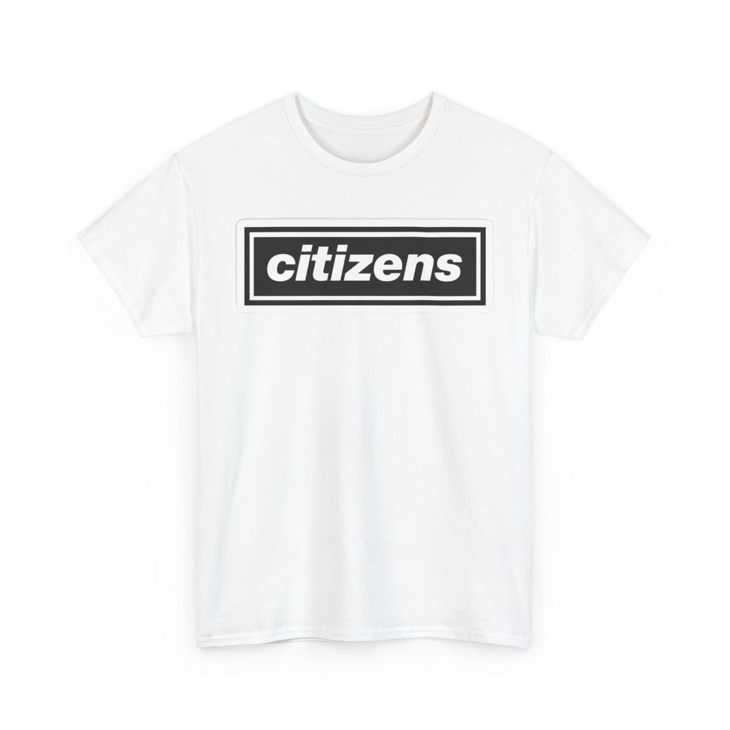 Citizens Manchester City Logo T-Shirt — Minimal Retro Box-Logo Tee