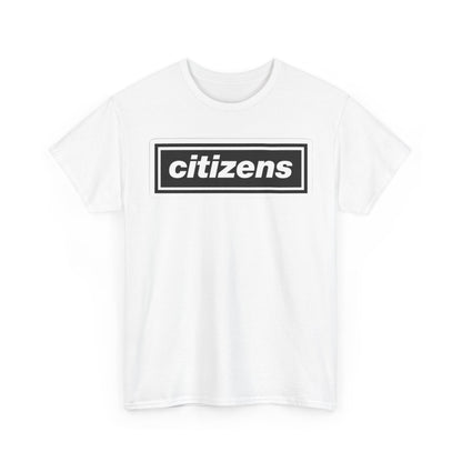 Citizens Manchester City Logo T-Shirt — Minimal Retro Box-Logo Tee