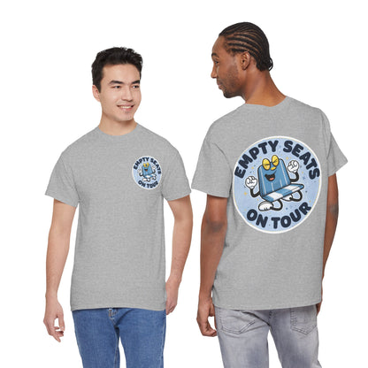 Manchester City T-Shirt — 'Empty Blue Seats On Tour' Retro Skate Graphic Tee
