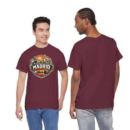 Madrid Skyline Soccer Crest T-Shirt